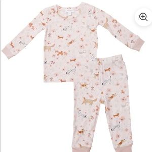 Angel Dear Two-Piece Dog Print Pajamas